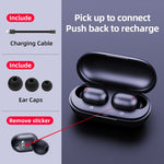 Fingerprint Touch Bluetooth Earphones, HD Stereo Wireless Headset