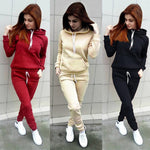 Women Hoodies Pant Clothing Set Casual 2 Piece