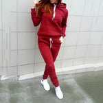 Women Hoodies Pant Clothing Set Casual 2 Piece