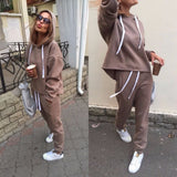 Autumn Tracksuit Long Casual Sport Suit Women Tracksuit Set