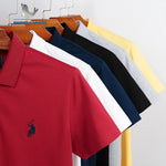 New Casual PoloShirts Men 3D Embroidery