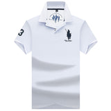 New Casual PoloShirts Men 3D Embroidery