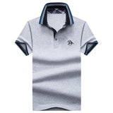 New Casual PoloShirts Men 3D Embroidery